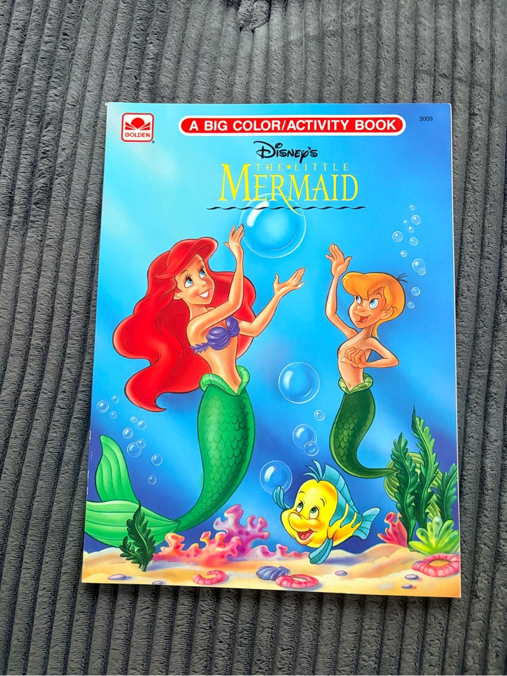 Disney The Little Mermaid Coloring book- Blue, Red, Green